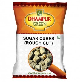 Dhampur Green Sugar Cubes (Rough Cut)   Pack  350 grams